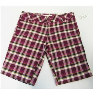 Aeropostale Plaid Bermuda Shorts Size 13/14